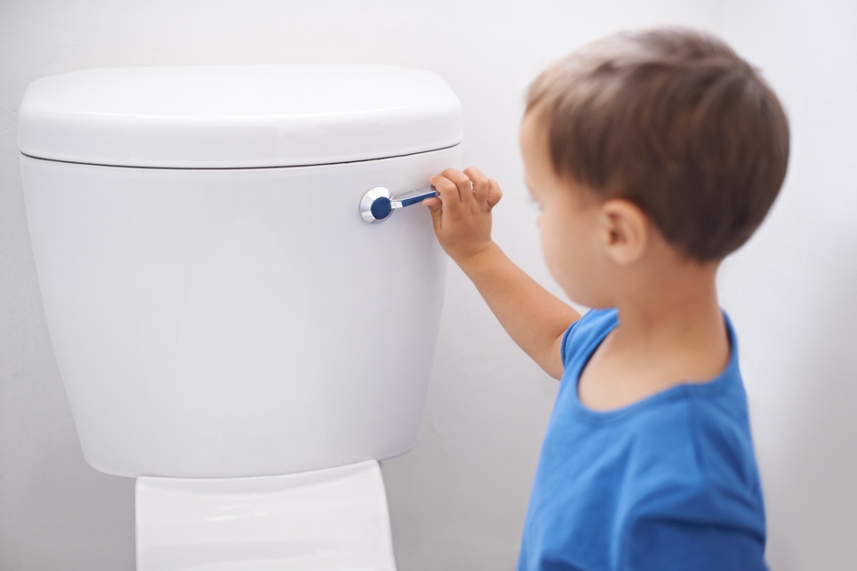 Für kleine Kinder ist es durchaus spannend zu erfahren, wie die Toilette funktioniert.
