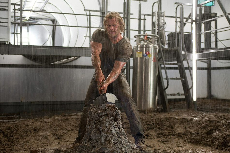 Chris Hemsworth (37) as Norse god of thunder Thor.