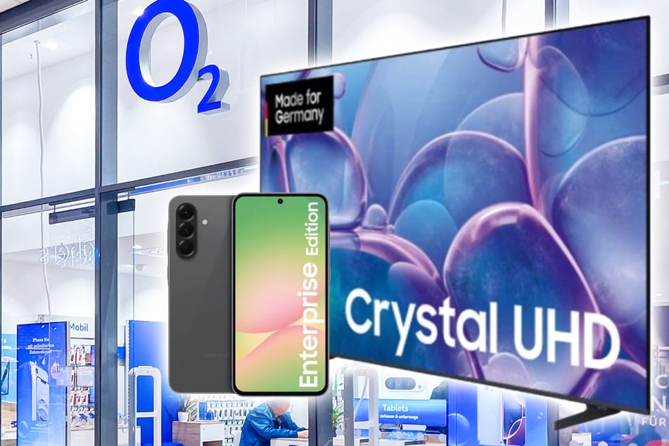 Riesiger 55-Zoll Samsung Fernseher plus Galaxy A56 EE gratis für nur 1 Euro im Angebot
