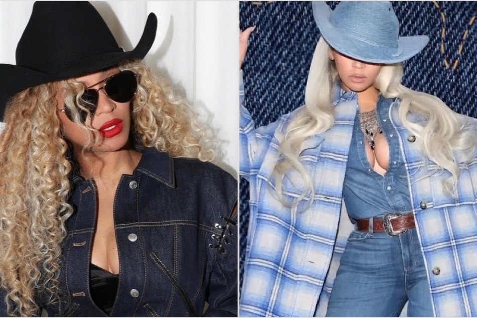 Beyoncé channels her inner cowgirl with denim-on-denim fits