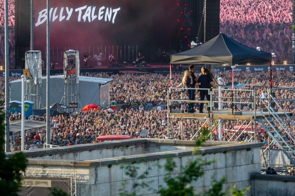 Die Band Billy Talent bei ihrem "Rock im Park"-Auftritt im vergangenen Jahr.