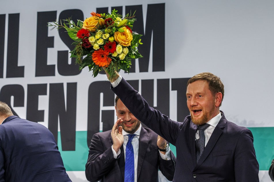 Michael Kretschmer (48, CDU) wurde mit 94,8 Prozent der Stimmen zum Spitzenkandidaten der CDU Sachsen für die kommende Landtagswahl gekürt.
