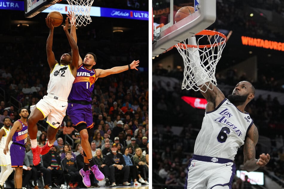 NBA roundup: LeBron scores big in Lakers win, Suns burn the Jazz