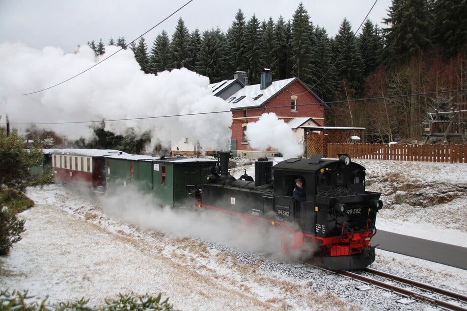 Am Sonntag ist die Museumsbahn Schönheide wieder unterwegs.