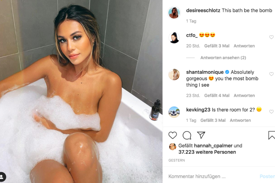 Desiree Schlotzhauer (22) zeigt regelmäßig viel nackte Haut auf ihrem Instagram-Account.