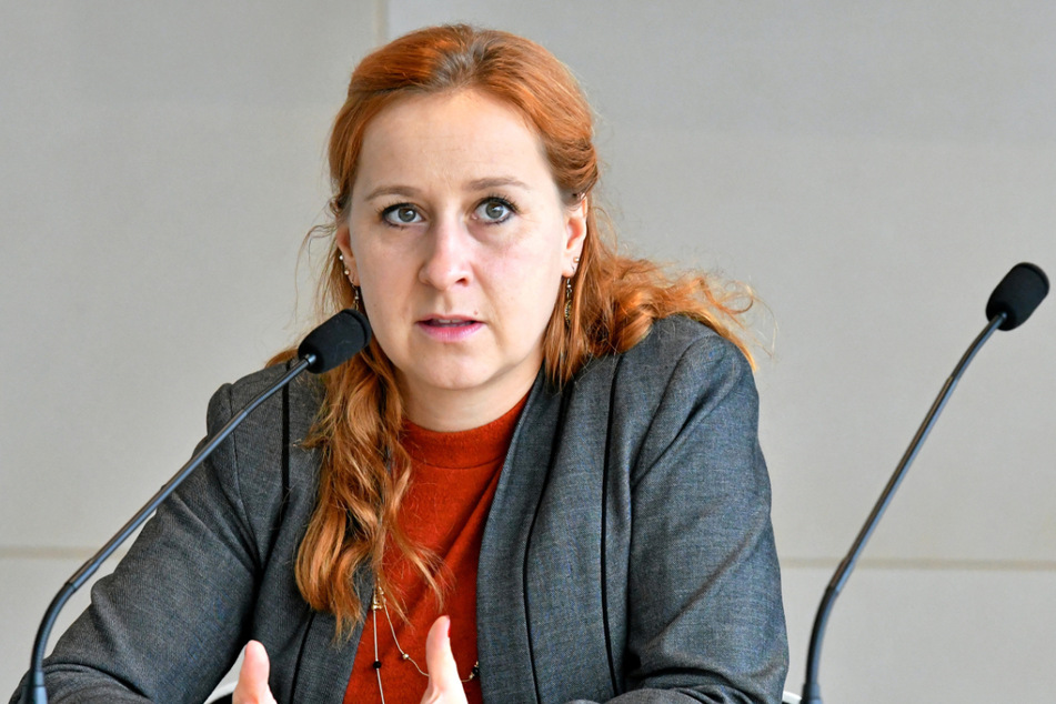 Grünen-Fraktionsvorsitzende Franziska Schubert (40) ist unzufrieden mit der Zusammenarbeit innerhalb der Koalition.