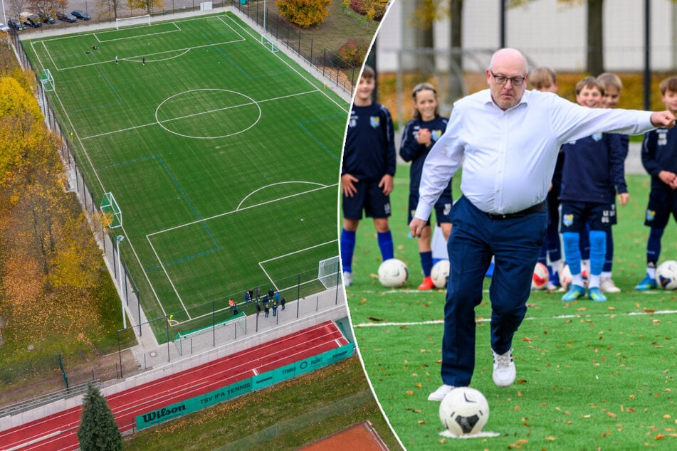 Chemnitz: Neuer Kunstrasenplatz fürs Chemnitzer Sportforum