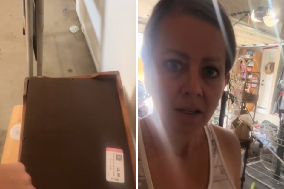 Vrouw koopt een krat voor € 2,50: zodra ze het opent, wordt ze bleek.