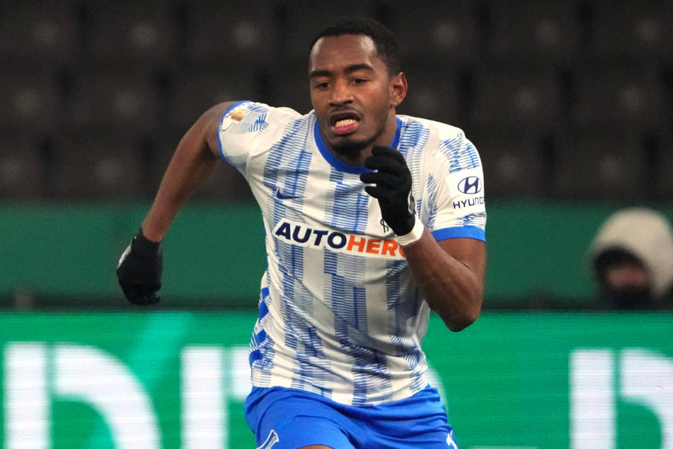 Herthas Myziane Maolida (23) wird mit einem Wechsel zum Ligue-1-Klub Stade Reims in Verbindung gebracht.
