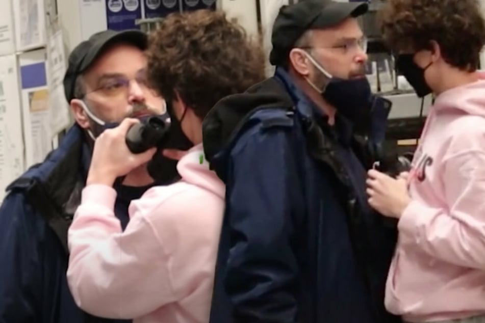 YouTuber's creepy binocular prank almost leads to a fist fight in a hardware store