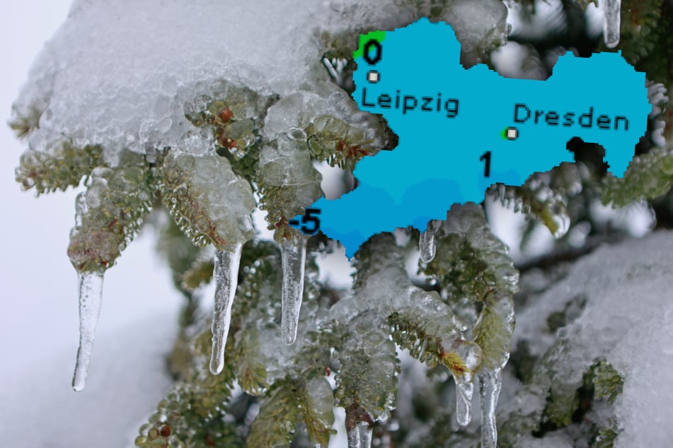 Es bleibt auch im neuen Jahr winterlich in Sachsen.