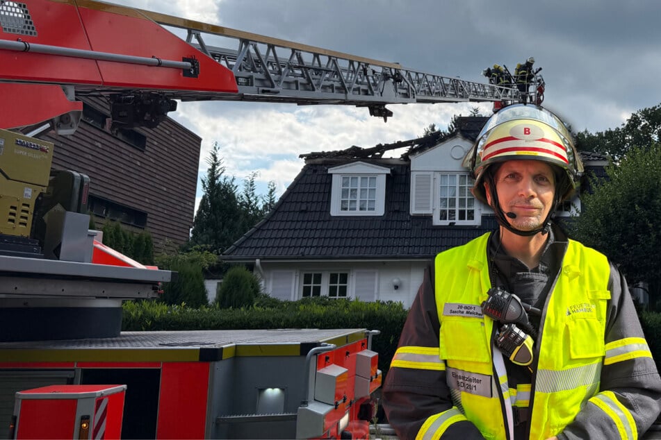 Hamburg: Feuer in Hamburger Einfamilienhaus! Einsatzleiter erklärt: "offene Flammen und sehr starke Rauchentwicklung"