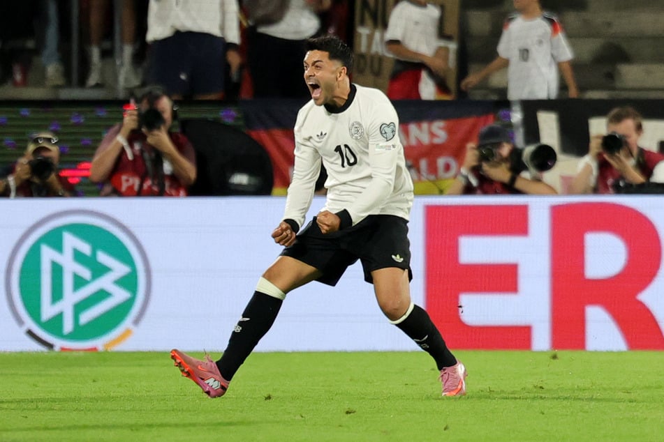 Die eingewechselte Wende: Nadiem Amiri jubelt über sein erstes Länderspieltor.
