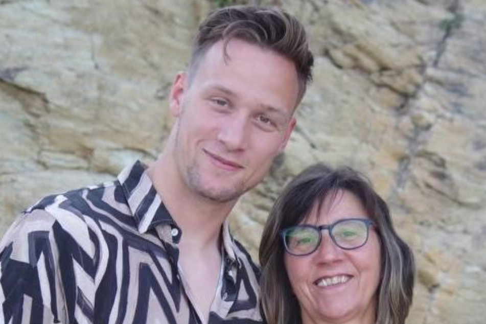 Ein Herz und eine Seele: Tim mit seiner Mutter Birgitt.