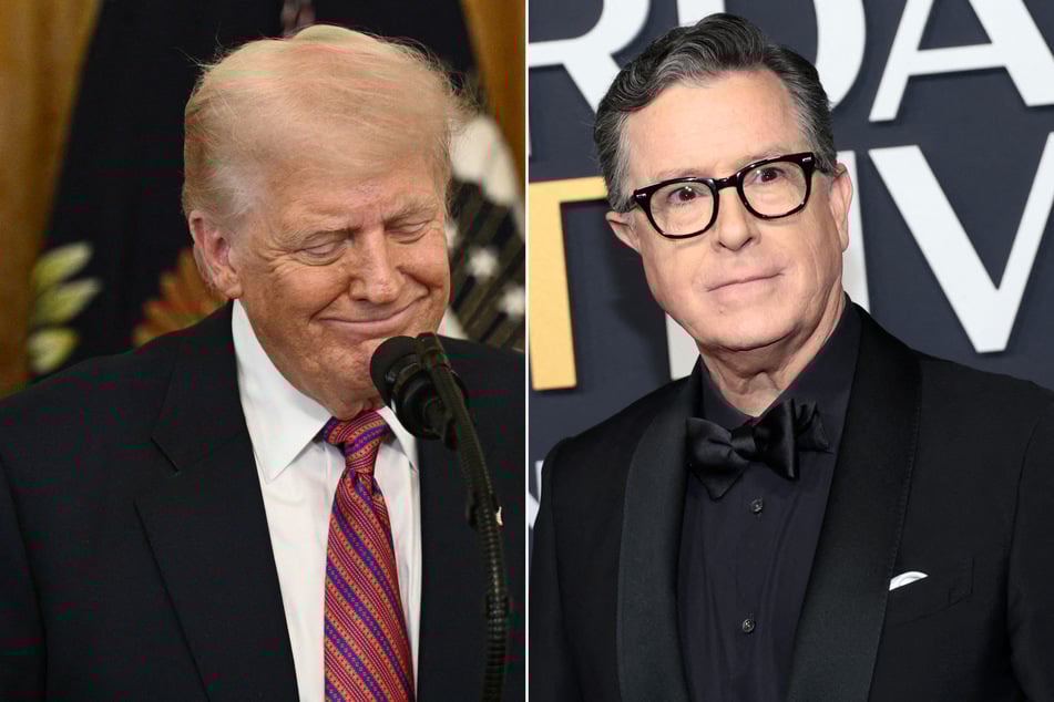 Trump gloats over Colbert's cancellation as late-night rivals react