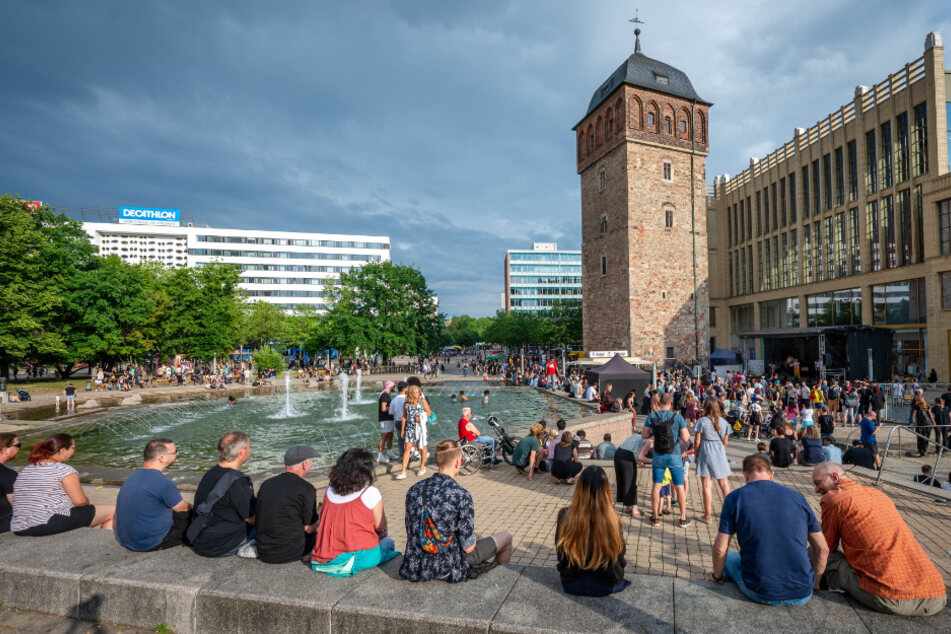 Ein echter Zentrumsmagnet: Tausende feierten in der City bei der "Fête de la musique" im Juni.