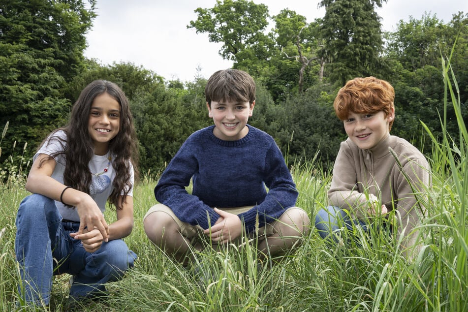 Dominic McLaughlin (M.), Arabella Stanton (l.) und Alastair Stout werden Harry Potter, Hermine Granger und Ron Weasley spielen!