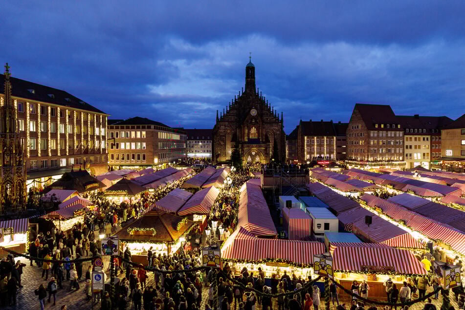 Der Nürnberger Christkindlesmarkt ist der bekannteste Weihnachtsmarkt in Bayern.