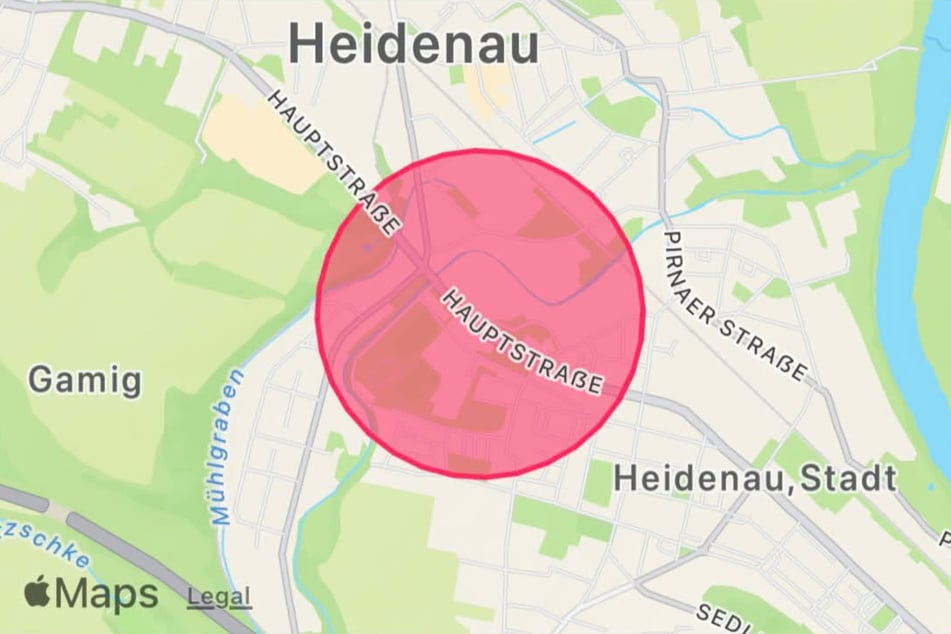 Im Umfeld der Gabelsberger Straße bestand eine Warnung wegen starker Rauchentwicklung.