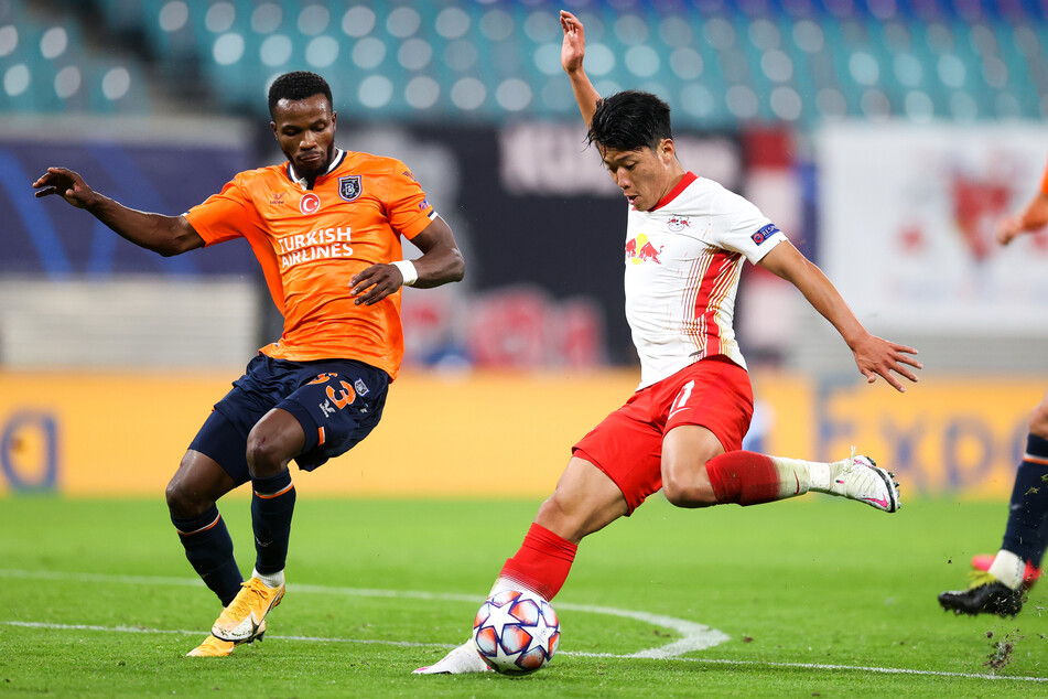 RB Leipzigs Hee-chan Hwang, hier im Spiel gegen Istanbul Basaksehir, befindet sich aktuell in Isolation. Ihm selbst soll es jedoch gut gehen.