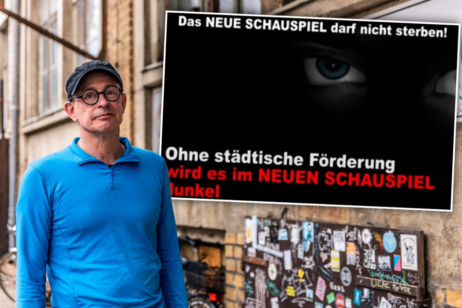 Mit Plakaten wie diesem wirbt das Neue Schauspiel aktuell für seine Petition.