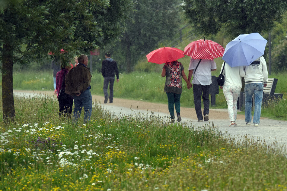 Schauerartiger Regen bestimmt am Donnerstag (9. März) das Wetter in Nordrhein-Westfalen.