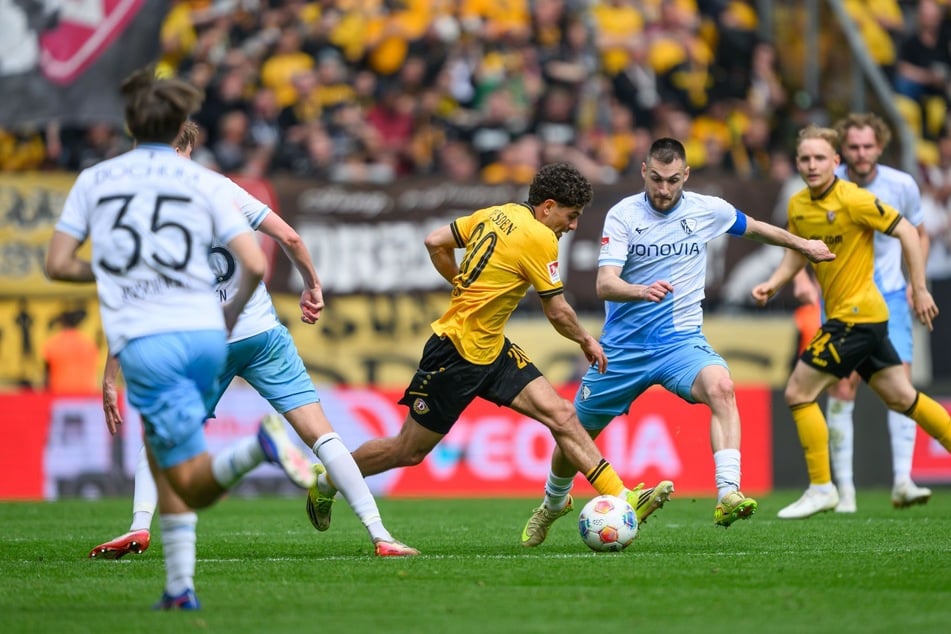 Ben Bobzien (M.) wird für Dynamo immer wertvoller.