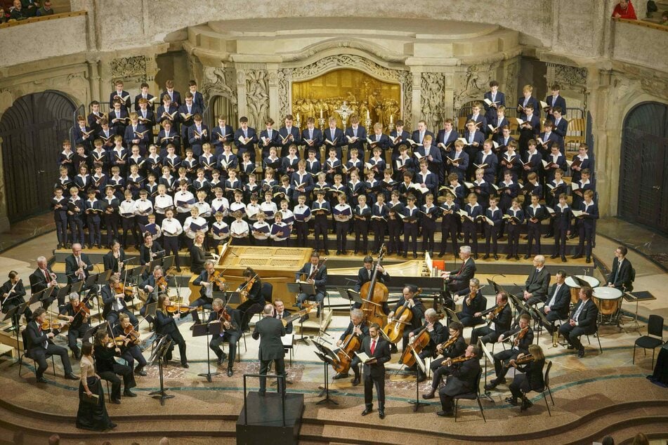 Der Kreuzchor vergangenen Dezember beim Weihnachtsoratorium.