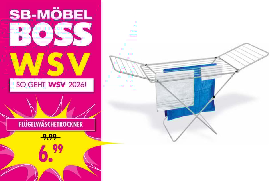 Flügelwäschetrockner