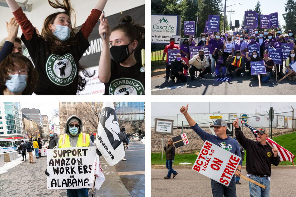 Year of solidarity: The biggest strikes and labor fights of 2021