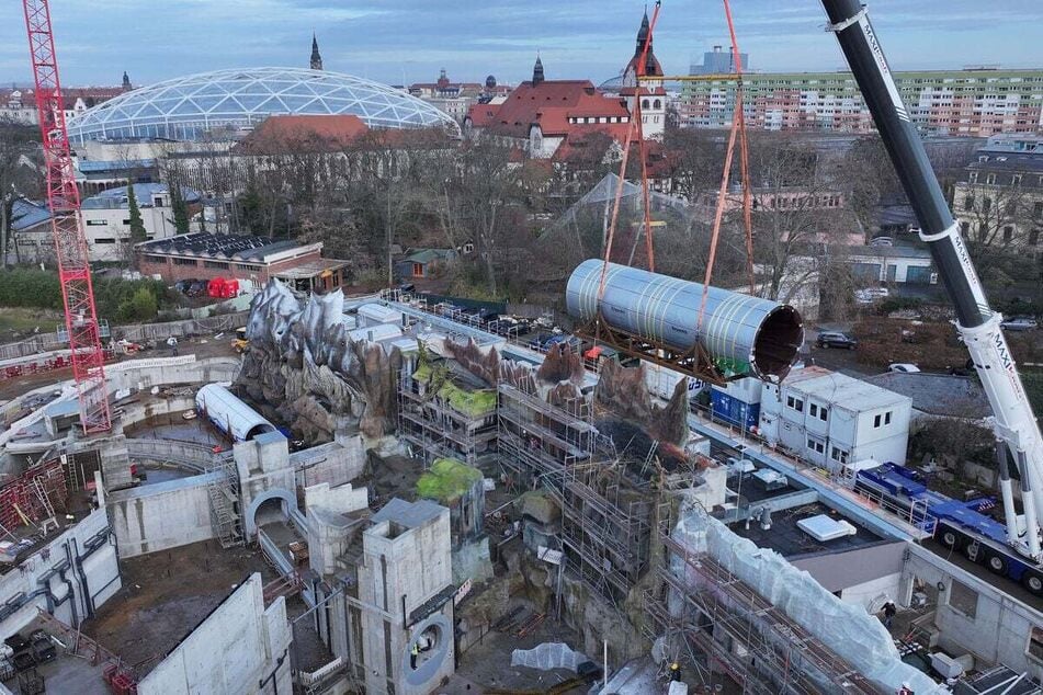 Die aktuelle Folge "Elefant, Tiger &amp; Co." begleitet die Bauarbeiten zum 140 Meter langen Unterwassertunnel auf der "Feuerland"-Baustelle. (Archiv)