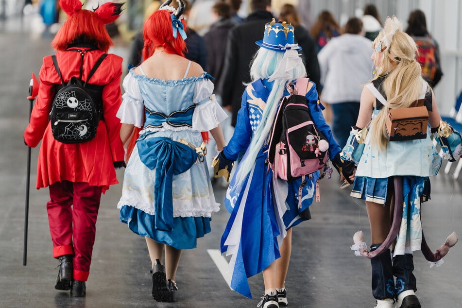 Cosplayer waren auf dem Messegelände sehr stark vertreten.