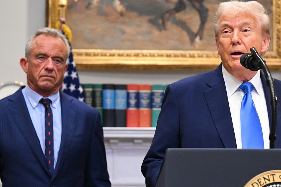 RFK Jr. (l.) has come under fire for his anti-vaccine stances and quest to discover autism's cause.