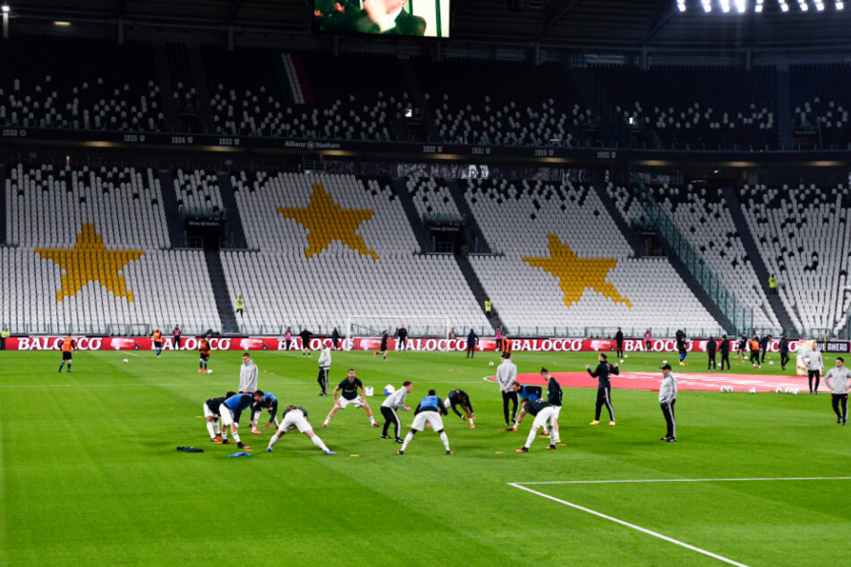 Leere Ränge im Allianz Stadium. Das Spitzenspiel durften keine Fans live im Stadion verfolgen.
