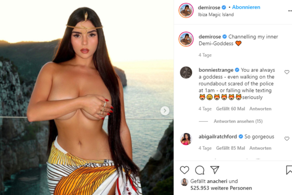 Erotik pur: Nicht ohne Grund gab es für dieses Foto mehr als 525.000 Likes.