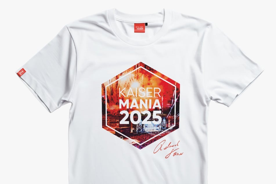 Das aktuelle T-Shirt für die Kaisermania 2025.