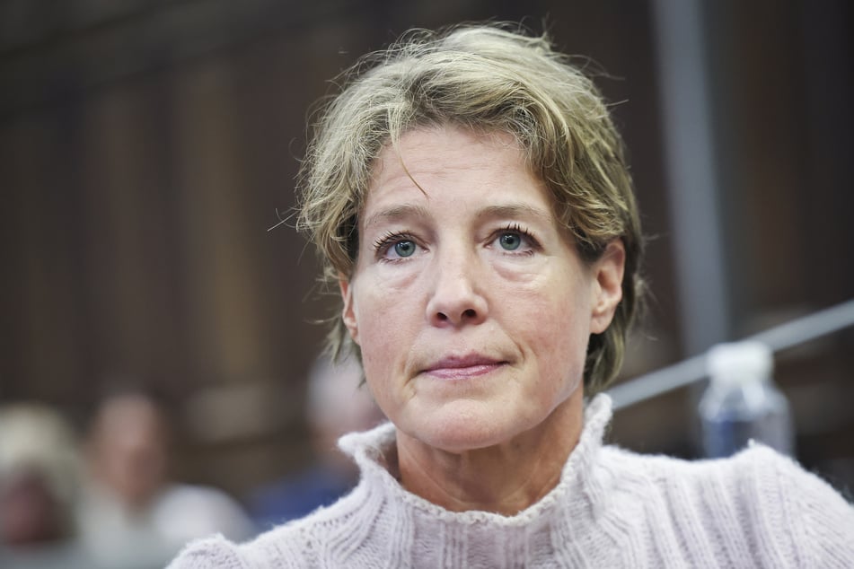 Christina Block (52) ist angeklagt, die Entführung ihrer zwei jüngsten Kinder in Auftrag gegeben zu haben. Sie bestreitet die Vorwürfe.