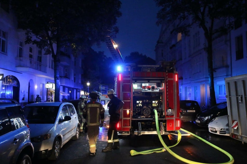 Im Horstweg in Berlin-Charlottenburg hat es am Donnerstagabend gebrannt.