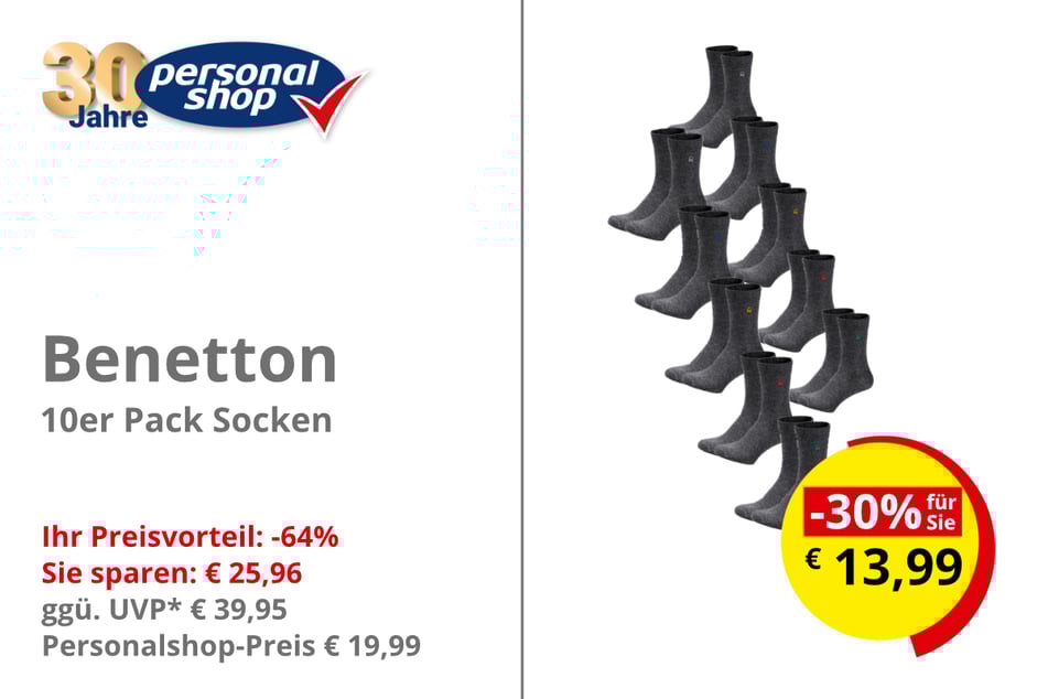 Benetton 10er Pack Socken