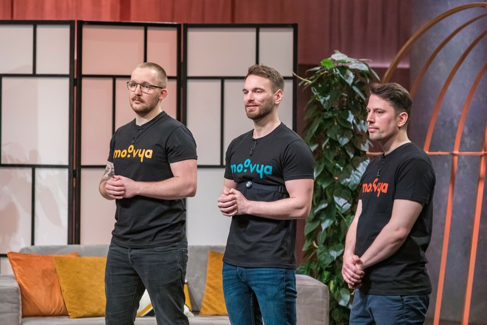 Richard Schütze (v.l.), Etienne Petermann und Jakob Wowy wollen die Löwen überzeugen.