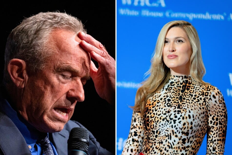 New York magazine recently placed journalist Olivia Nuzzi (r.) on leave after she disclosed a "relationship" she had with politician Robert F. Kennedy Jr.