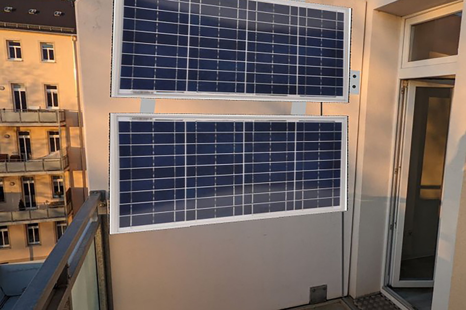 Für die GGG hatte Toni Rotter seine Solarwand schon mal als Fotomontage gebaut.