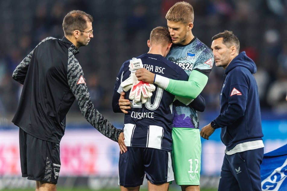 Nach dem Schlusspfiff ist die Enttäuschung bei Hertha BSC riesengroß gewesen.