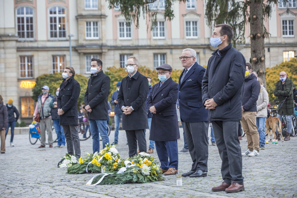 Auf dem Altmarkt wurde dem Opfer des islamistischen Attentats gedacht.