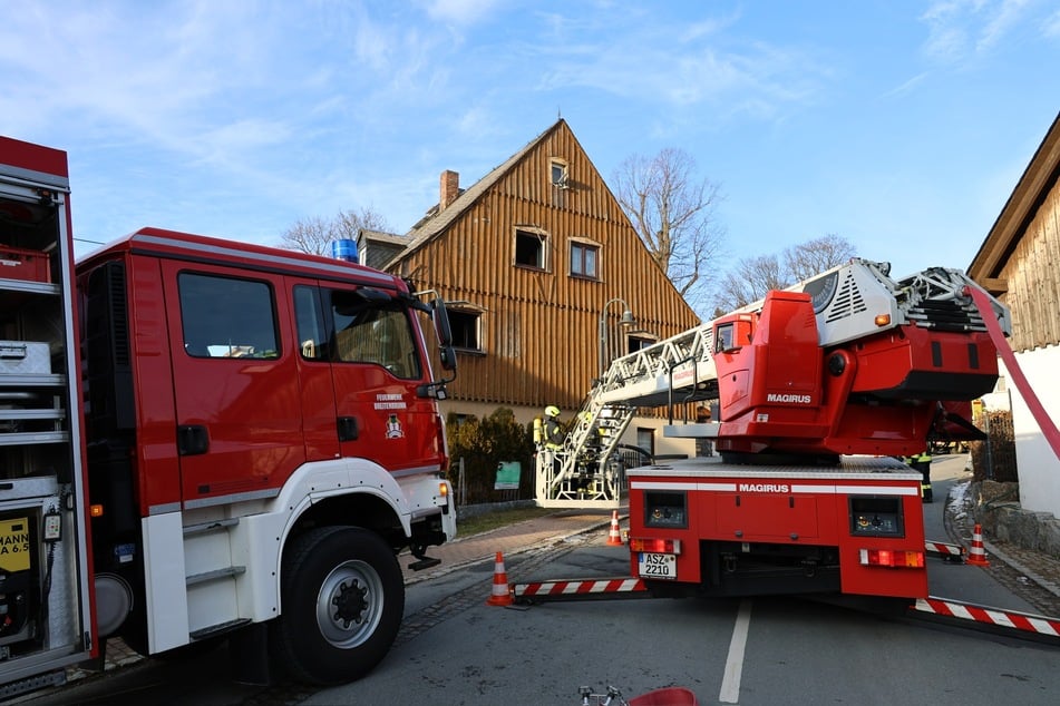 In Breitenbrunn gab es am Sonntag einen Feuerwehreinsatz.