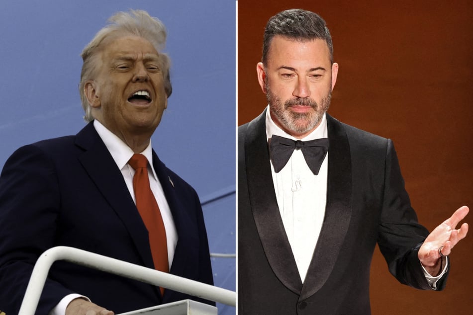 Trump mocks Kimmel and cites "ratings" excuse for shocking cancellation of show