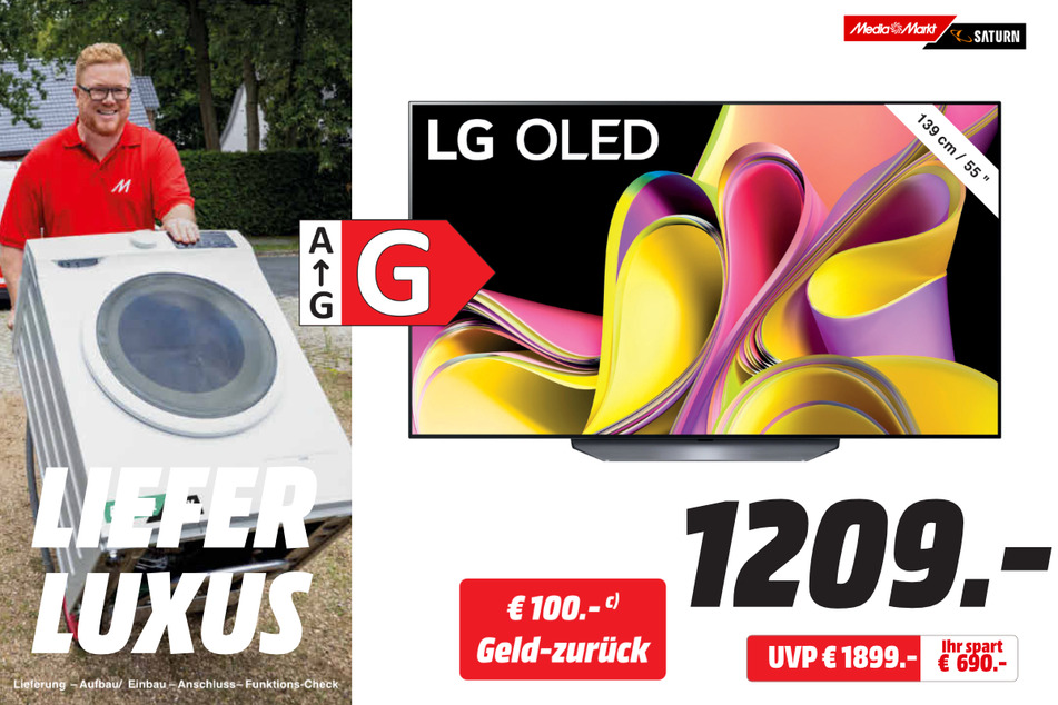 55-Zoll LG-Fernseher für 1.209 statt 1.899 Euro.