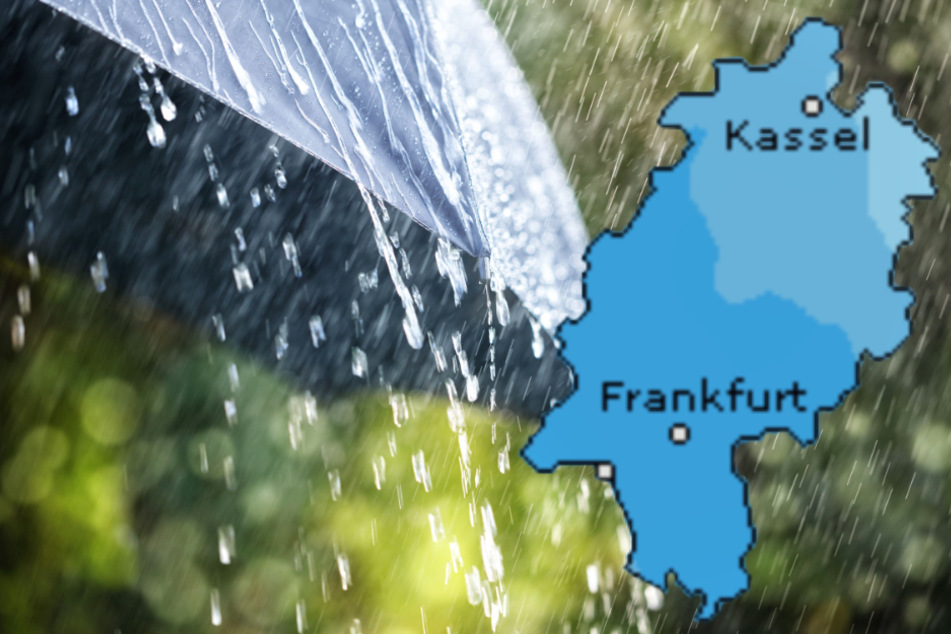 Auch der Dienst Wetteronline.de (Grafik) sagt für den Mittwoch in Hessen ein hohes Niederschlagsrisiko voraus.