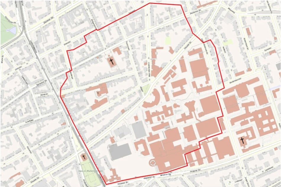 Der Kampfmittelbeseitigungsdienst (KBD) hat den Gefahrenbereich in Köln-Lindenthal auf einen Radius von 300 Metern festgelegt.