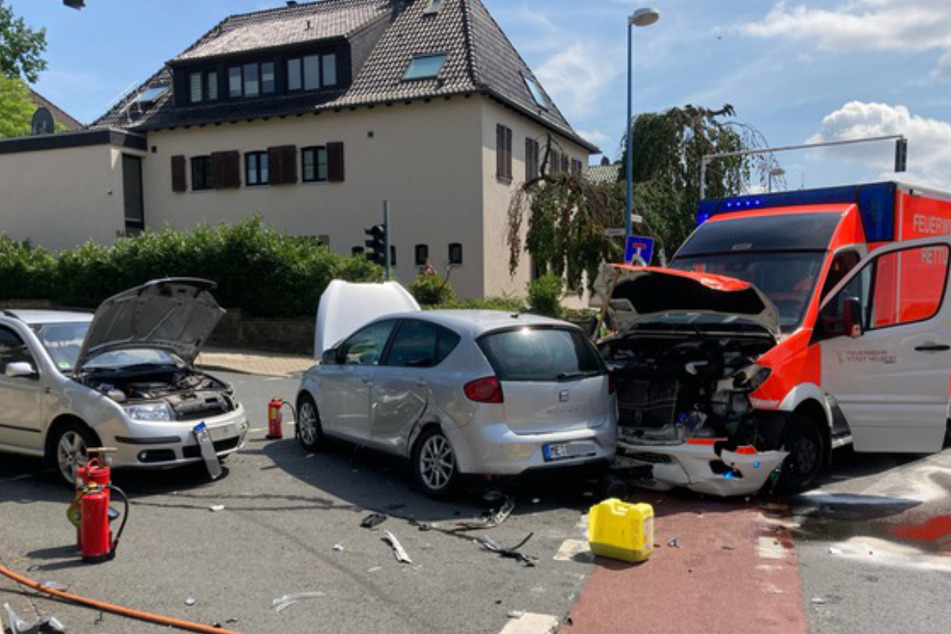 Der Unfall ereignete sich bereits am Samstag (23. Juli) gegen 12.40 Uhr auf der Friedrich-Ebert-Straße in Velbert.